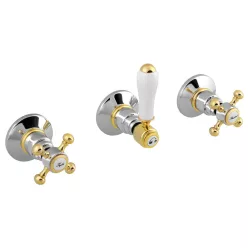   Falba süllyesztett csaptelep, Sapho ANTEA zuhany 2 irányú króm/arany SET305-102