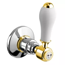   Falba süllyesztett csaptelep, Sapho VIENNA 2 irányú váltó króm/arany DEVIN102