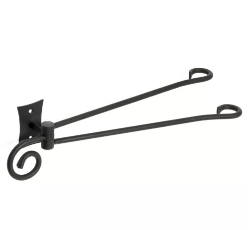 Törölközőtartó, Sapho REBECCA mozgatható 300 fekete CC021