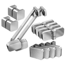   B szett, Ravak Brilliant Zuhanykabin B SZETT BSRV4, BSKK4-100 chrome D01000A074