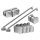 B szett, Ravak Brilliant Zuhanykabin B SZETT BSDPS-J 120 chrom D01000A081