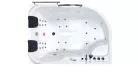 Hidromasszázs kád, Wellis Dublo E-Drive Touch 180 csaptelep nélkül WK00005-5 balos