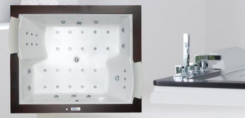 Hidromasszázs kád, Wellis Nera Maxi E-Drive Touch 185 csaptelep nélkül WK00009-6