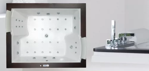 Hidromasszázs kád, Wellis Nera Maxi E-Drive Touch 185 csaptelep nélkül WK00009-6