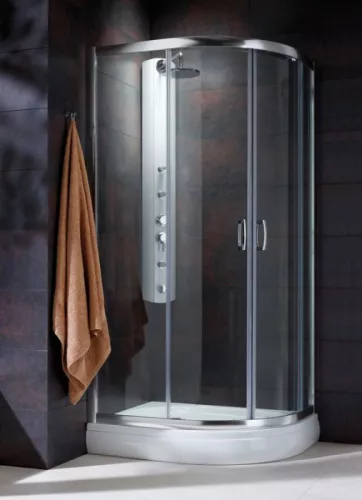 Zuhanykabin, Radaway Premium Plus E 1900 100x80 barna üveggel