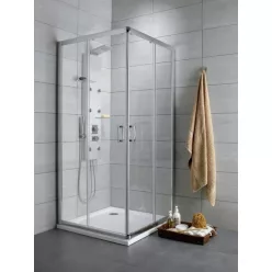   Zuhanykabin, Radaway Premium Plus C 100x100 átlátszó üveggel