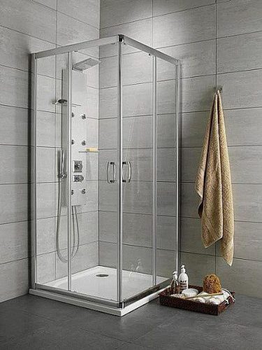 Zuhanykabin, Radaway Premium Plus D 100x80 barna üveggel