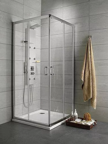Zuhanykabin, Radaway Premium Plus D 100x80 barna üveggel