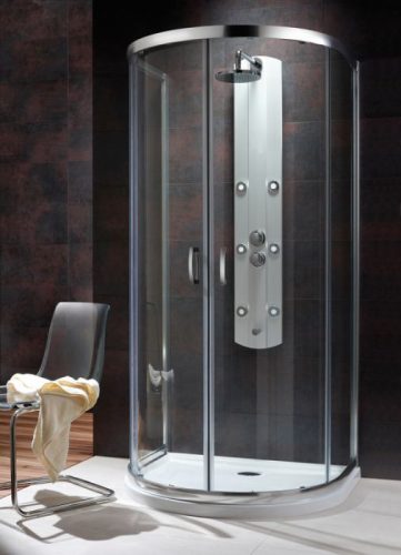 Zuhanykabin, Radaway Premium Plus P 100x90 barna üveggel