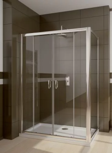 Zuhanykabin, Radaway Premium Plus DWD+S 140x100 átlátszó üveggel
