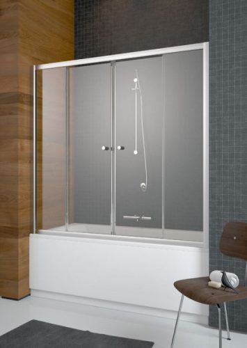 Kádparaván, Radaway Vesta DWD 150 átlátszó üveggel