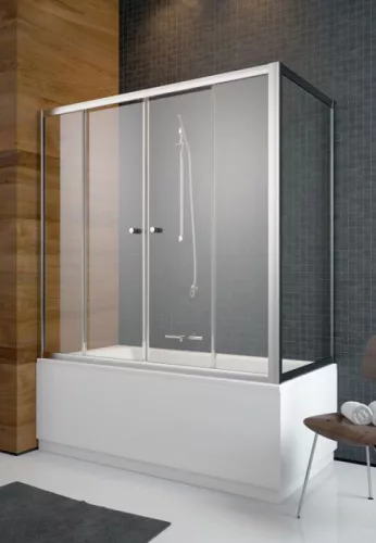 Kádparaván, Radaway Vesta DWD+S 140x80 átlátszó üveggel