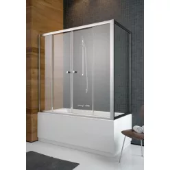   Kádparaván, Radaway Vesta DWD+S 160x65 átlátszó üveggel