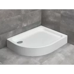   Zuhanytálca, Radaway Laros E 100x80 balos akril zuhanytálca