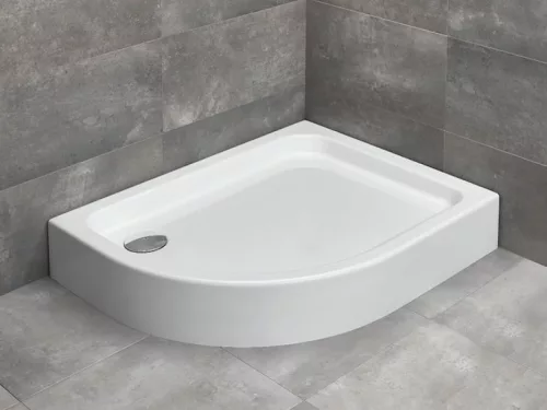 Zuhanytálca, Radaway Laros E 100x80 balos akril zuhanytálca