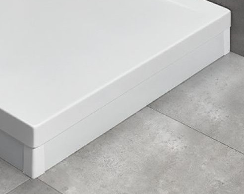 Zuhanytálca előlap, Radaway Argos C 90 fehér