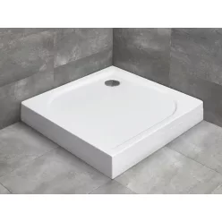   Zuhanytálca, Radaway Delos C 80x80 akril zuhanytálca előlappal
