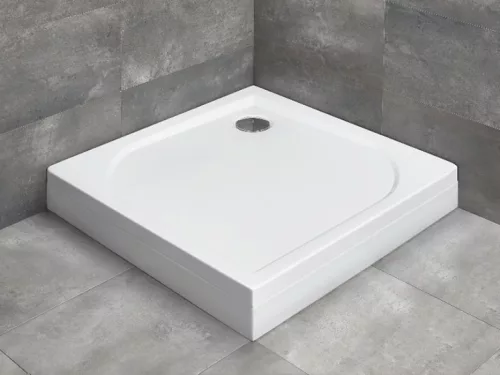 Zuhanytálca, Radaway Delos C 100x100 akril zuhanytálca előlappal