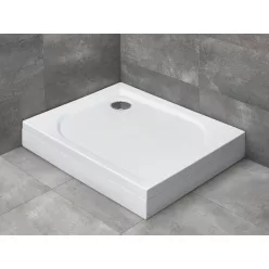   Zuhanytálca, Radaway Delos D 100x75 akril zuhanytálca balos előlappal