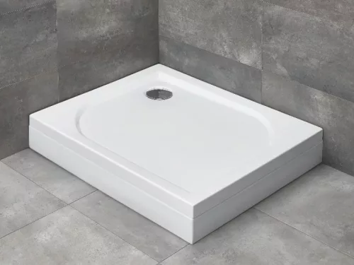 Zuhanytálca, Radaway Delos D 100x75 akril zuhanytálca balos előlappal