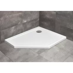   Zuhanytálca, Radaway Doros PT E 100x80 jobbos akril zuhanytálca