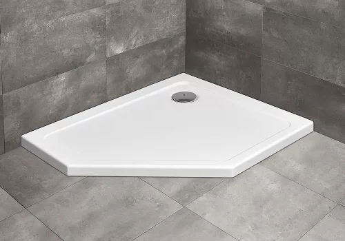 Zuhanytálca, Radaway Doros PT E 100x80 jobbos akril zuhanytálca