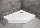 Zuhanytálca, Radaway Doros PT E 100x80 jobbos akril zuhanytálca előlappal