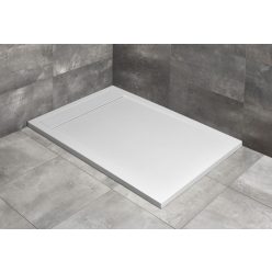   Zuhanytálca, Radaway Teos F 130x80 fehér műmárvány zuhanytálca