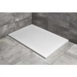   Zuhanytálca, Radaway Teos F 140x90 fehér műmárvány zuhanytálca