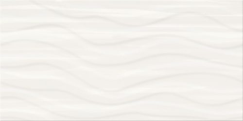 Csempe, Cersanit SOFT ROMANTIC PS803 WHITE SATIN WAVE STRUCTURE 29,8X59,8 G1 W564-002-1
