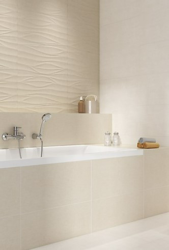 Csempe, Cersanit SHINY TEXTILE PS810 CREAM SATIN 29,8X59,8 G1 OP502-001-1