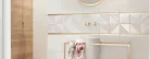 Dekorcsempe, Tubadzin Reflection White 2 14,8x14,8