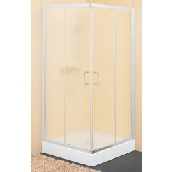 Zuhanykabin, Kolpa San SQ Line TKK 75x90 Silver/Chinchilla