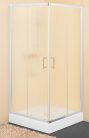 Zuhanykabin, Kolpa San SQ Line TKK 80x80 Silver/Chinchilla