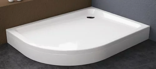 Zuhanytálca, Kolpa San Malur 120x90 előlappal balos