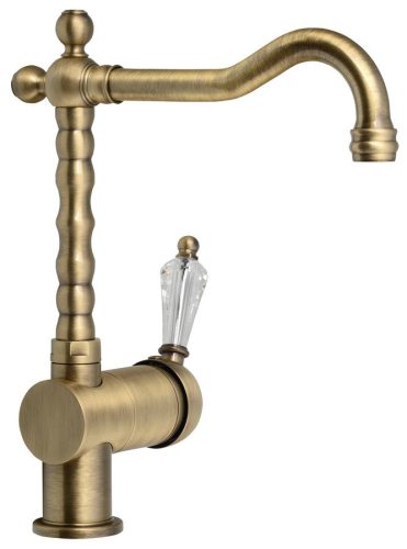 Mosogató csaptelep, Sapho Kirké Crystal bronz KI14KB