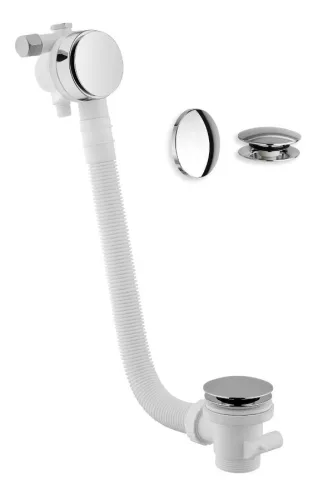 Le-és túlfolyó kliklak, Sapho kádakhoz Inox VR269028