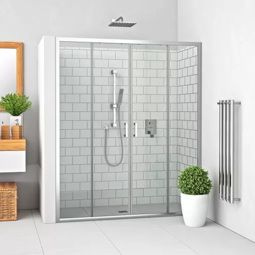 Zuhanyajtó, Roltechnik LLD4/1100 transparent tolóajtó