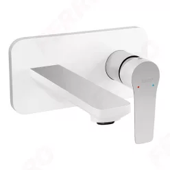   Falba süllyesztett csaptelep, Ferro Adore fehér-króm BDR3PA