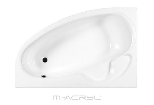 Hidromasszázs kád, M-Acryl Daria  140x95 Wellness Premium 24 fúvókás elektronikus
