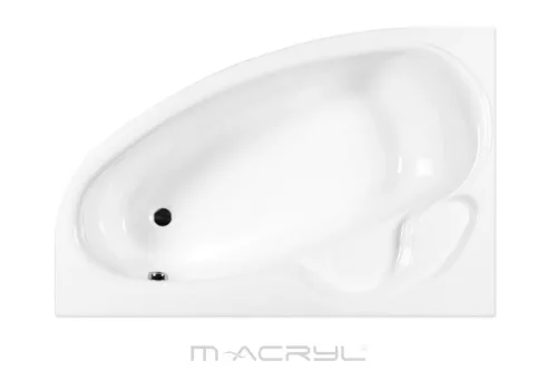 Hidromasszázs kád, M-Acryl Daria  140x95 Wellness Premium Plus 28 fúvókás elektronikus