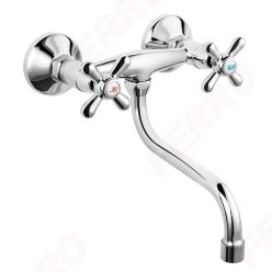   Fali mosogató csaptelep, Ferro Retro New elforgatható kifolyóval XD5
