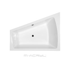   Hidromasszázs kád, M-Acryl Trinity  160x120 Active 4+4+4 pneumatikus vezérléssel