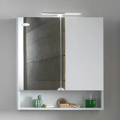 Tükör, Kolpa San Evelin tükrös szekrény TOE 65 fehér