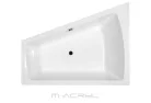 Hidromasszázs kád, M-Acryl Trinity  170x130 Wellness Premium elektronikus vezérléssel