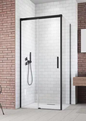 Zuhanykabin, Radaway Idea Black KDJ 140x80 Balos
