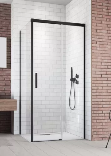 Zuhanykabin, Radaway Idea Black KDJ 140x90 Jobbos