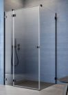 Zuhanykabin, Radaway Essenza Pro KDJ black 80x80 Balos