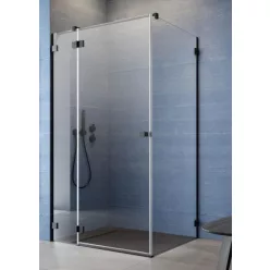 Zuhanykabin, Radaway Essenza Pro KDJ black 80x90 Balos