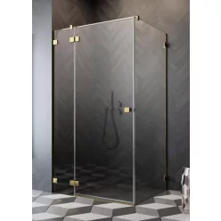 Zuhanykabin, Radaway Essenza Pro KDJ gold 90x80 Balos